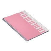 Maßgeschneiderte, moderne, elegante Klaviertasten Notizblock (Rechte Seite)