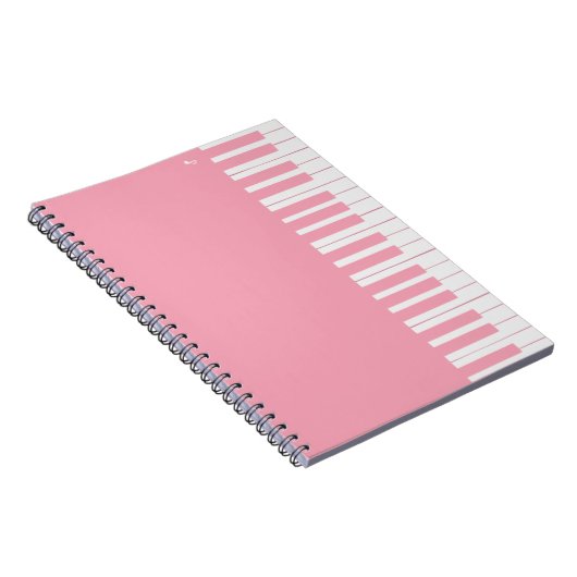 Maßgeschneiderte, moderne, elegante Klaviertasten Notizblock (Rechte Seite)
