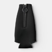 Maßgeschneiderte moderne, elegante Monogramm Schwa Flaschenkühler (Rückseite)