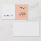 Maßgeschneiderte moderne, elegante Vorlage für Unt Visitenkarte (Vorne/Hinten)