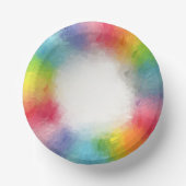 Maßgeschneiderte, moderne, farbenfrohe, trendige V Pappteller (Vorderseite)