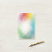 Maßgeschneiderte, moderne Farbvorlage für Abstrakt Post-it Klebezettel (Auf Schreibtisch)