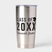 Maßgeschneiderte moderne, fette Klasse von 2025 Ab Thermobecher (Links)