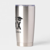 Maßgeschneiderte moderne, fette Klasse von 2025 Ab Thermobecher (Rückseite)