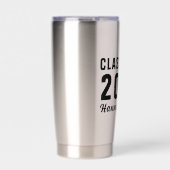 Maßgeschneiderte moderne, fette Klasse von 2025 Ab Thermobecher (Vorderseite)