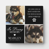 Maßgeschneiderte moderne Foto-Gedenkstätte Fotoplatte (Vorderseite)