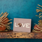 Maßgeschneiderte moderne Foto LIEBE Valentines Cou Fotoplatte (Seite)