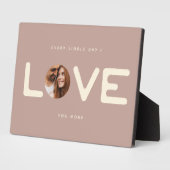 Maßgeschneiderte moderne Foto LIEBE Valentines Cou Fotoplatte (Seite)