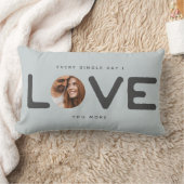 Maßgeschneiderte moderne Foto LIEBE Valentines Cou Lendenkissen (Decke)