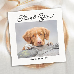 Maßgeschneiderte, moderne Foto Niedliche Hundesche Serviette
