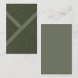 Maßgeschneiderte, moderne, grüne, texturierte Visi Visitenkarte