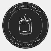 Maßgeschneiderte, moderne, handgefertigte Kerze fü