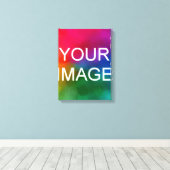 Maßgeschneiderte moderne Hochqualitätsstufe vertik Leinwanddruck (Insitu (Holzboden))