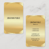 Maßgeschneiderte moderne Imitate Gold Template Lux Visitenkarte (Vorne/Hinten)