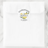 Maßgeschneiderte moderne italienische hausgemachte quadratischer aufkleber (Tasche)