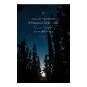 Maßgeschneiderte moderne Landschaft Inspiration Zi Poster (Vorderseite)