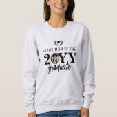 Maßgeschneiderte moderne Mama der Absolventen Sweatshirt (Vorderseite)