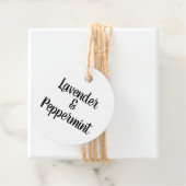 Maßgeschneiderte, moderne Markenkennzeichnung Geschenkanhänger (Beispiel)