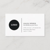 Maßgeschneiderte moderne Minimalistische Beruflich Visitenkarte (Vorderseite)