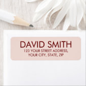 Maßgeschneiderte moderne minimalistische Rücksende (Insitu)