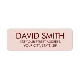 Maßgeschneiderte moderne minimalistische Rücksende