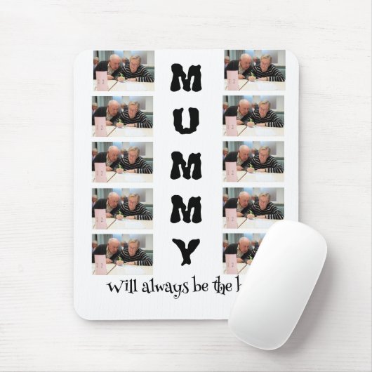 Maßgeschneiderte moderne Mum 10 FotoCollage Mousepad (Mit Mouse)