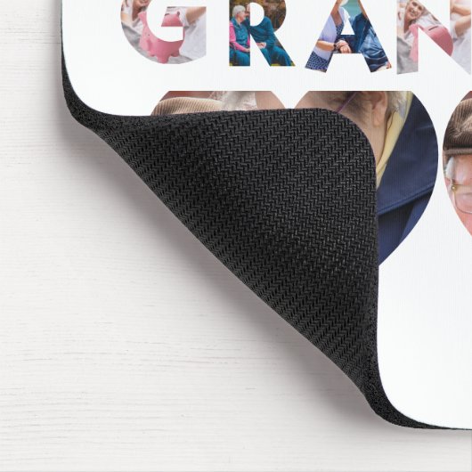 Maßgeschneiderte moderne Opa 9 FotoCollage Mousepad (Ecke)