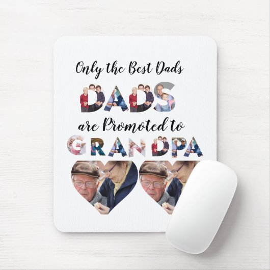 Maßgeschneiderte moderne Opa 9 FotoCollage Mousepad (Mit Mouse)