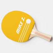 Maßgeschneiderte, moderne Personalisiert-gelbe Far Tischtennis Schläger (Seitenansicht)