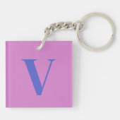 Maßgeschneiderte, moderne Pink Kitty Cat Schlüsselanhänger (Rückseite)