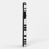 Maßgeschneiderte, moderne Schwarz-Weiß-Linien Abst Case-Mate iPhone Hülle (Hinten/Rechts)