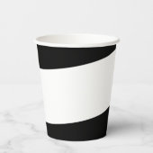 Maßgeschneiderte, moderne und Minimalistische Grad Pappbecher (Rückseite)