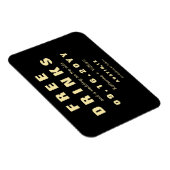 Maßgeschneiderte moderne und sonnige Getränke Save Magnet (Rechte Seite)