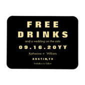 Maßgeschneiderte moderne und sonnige Getränke Save Magnet (Horizontal)