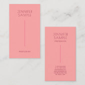 Maßgeschneiderte, moderne Unterschrift Matte Paper Visitenkarte (Vorne/Hinten)