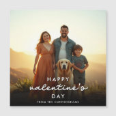 Maßgeschneiderte, moderne Valentinstag Foto Magnet (Vorderseite)