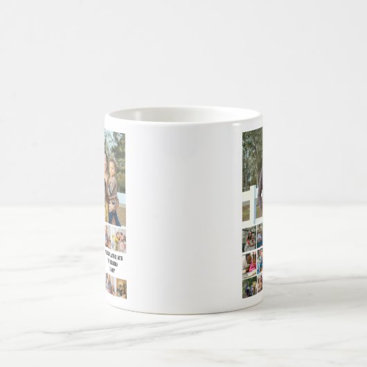 Maßgeschneiderte moderne Version 14 Vorlage für Fo Kaffeetasse (Mittel)