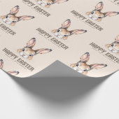 Maßgeschneiderte, moderne Wasserfarbe Niedlich Ost Geschenkpapier (Ecke)