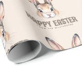 Maßgeschneiderte, moderne Wasserfarbe Niedlich Ost Geschenkpapier (Rolleneckpunkt)