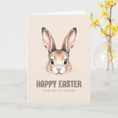 Maßgeschneiderte, moderne Wasserfarbe Niedlich Ost Karte (Gelbe Blume)