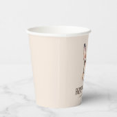 Maßgeschneiderte, moderne Wasserfarbe Niedlich Ost Pappbecher (Rechts)