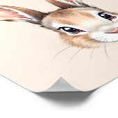 Maßgeschneiderte, moderne Wasserfarbe Niedlich Ost Poster (Ecke)