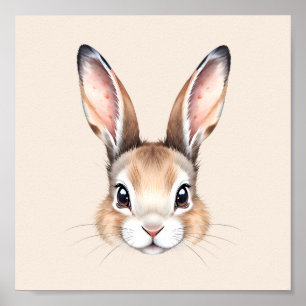 Maßgeschneiderte, moderne Wasserfarbe Niedlich Ost Poster