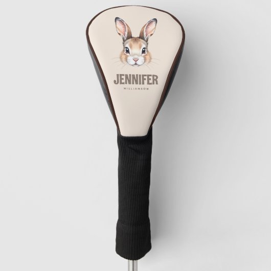 Maßgeschneiderte, moderne Wasserfarbe Niedliche So Golf Headcover (Vorderseite)