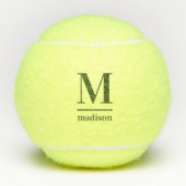 Maßgeschneiderte Mono- und Namens-Tennisbälle Tennisbälle (Vorderseite)