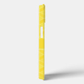 Maßgeschneiderte Monogram Bright Yellow 3D Würfel Case-Mate iPhone Hülle (Rückseite / Rechts)