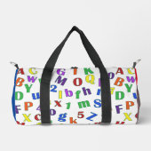 Maßgeschneiderte Monogram Kids Back to School Duff Duffle Bag (Vorderseite)