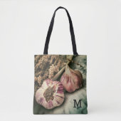 Maßgeschneiderte Monogramm-Beutel für Knoblauch/Fe Tasche (Vorderseite)