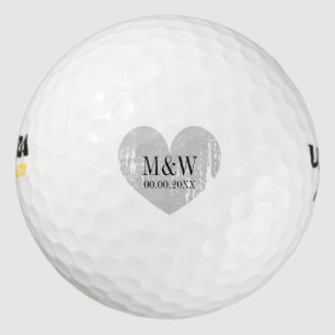 Maßgeschneiderte monogramm Hochzeitsfeier bevorzug Golfball