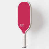 Maßgeschneiderte Monogramm, Kirschrosa neue Linie Pickleball Schläger (Links)